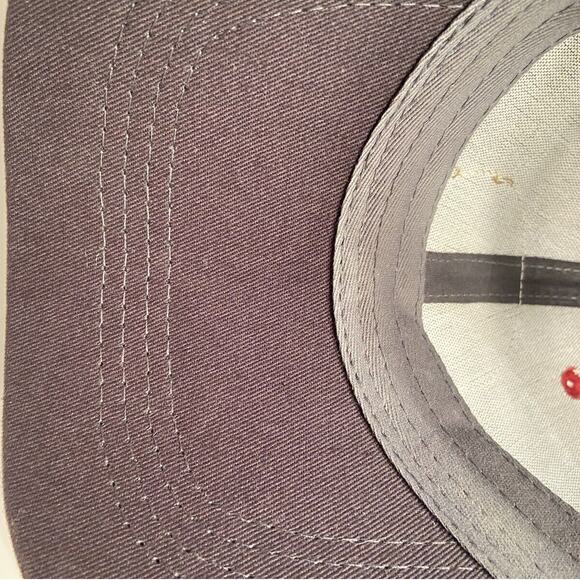 ULURU Breckenridge Colorado Snapback Hat Mens Blue Gray Wool Embroidered Patch - Picture 10 of 10